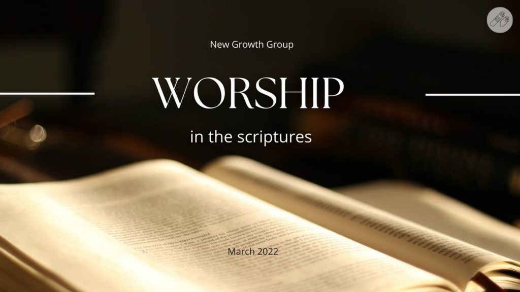 worship in the scriptures
